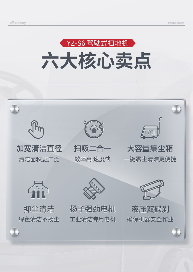 好彩娱乐S6驾驶式扫地机(图9)