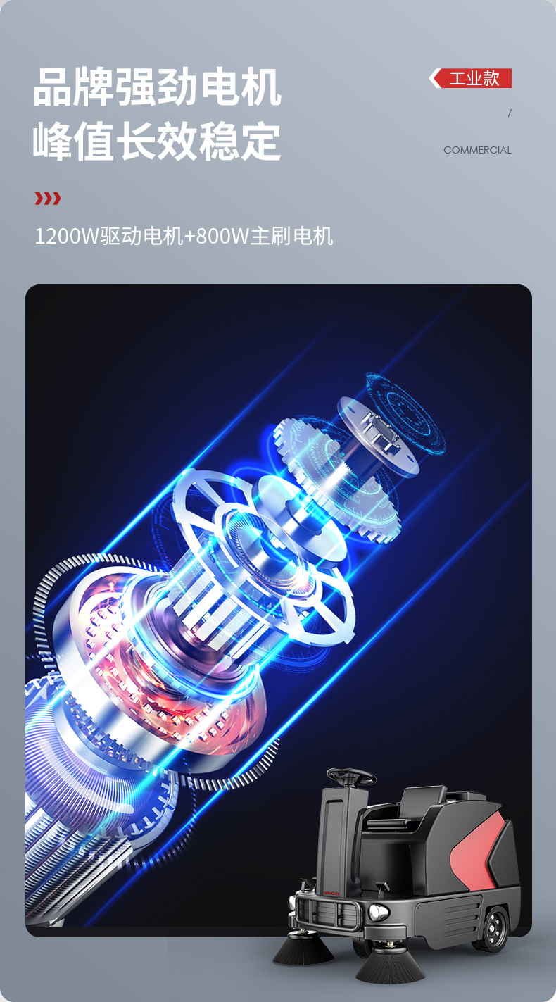 好彩娱乐S6驾驶式扫地机(图15)
